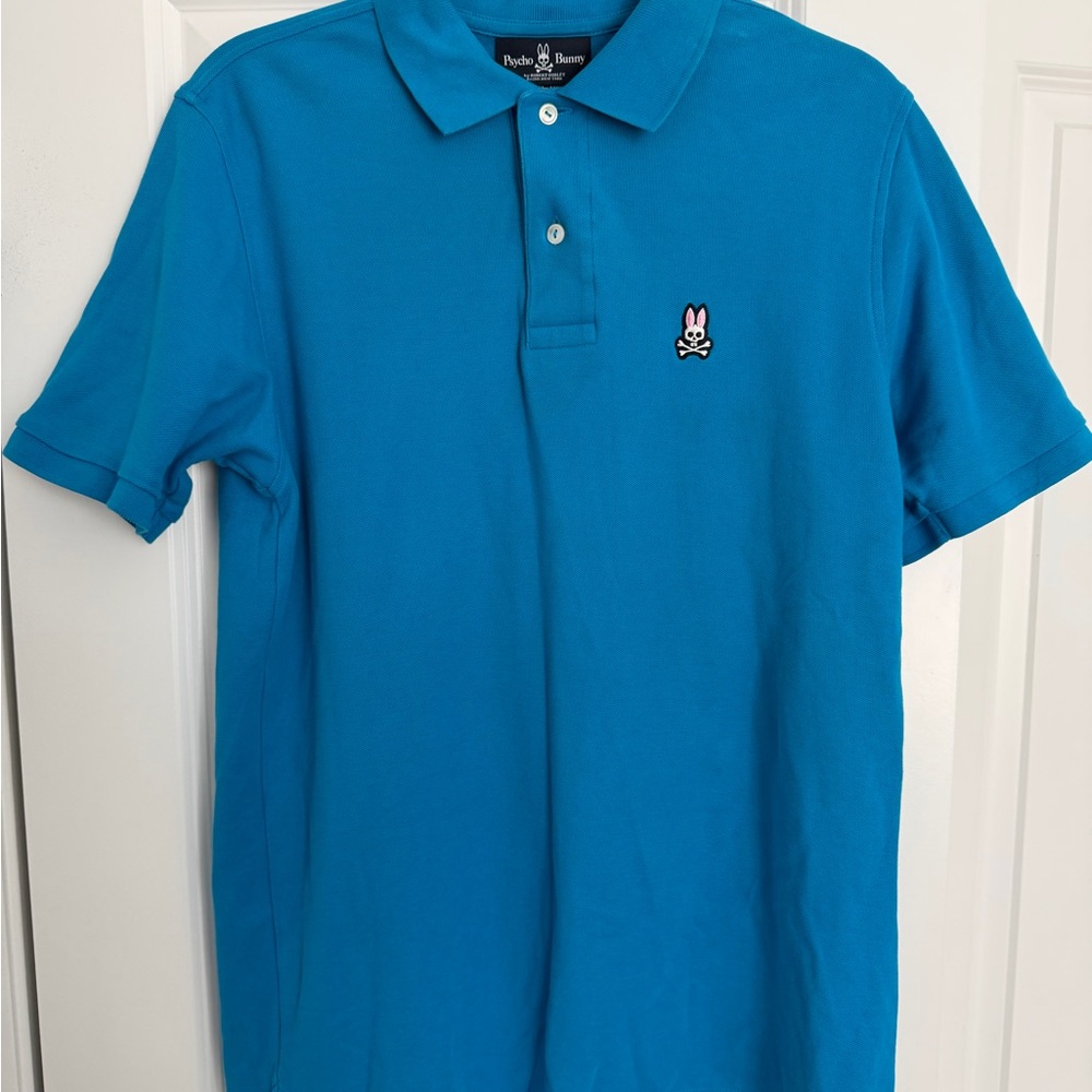 Psycho Bunny Men's Vibrant Blue Polo